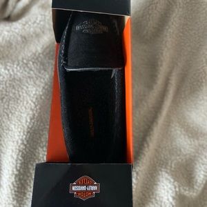 Harley Davidson Black Slippers NWT